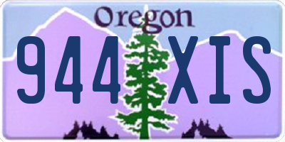 OR license plate 944XIS