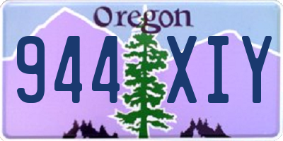 OR license plate 944XIY