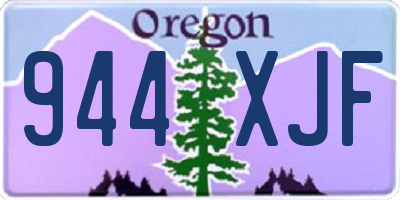 OR license plate 944XJF