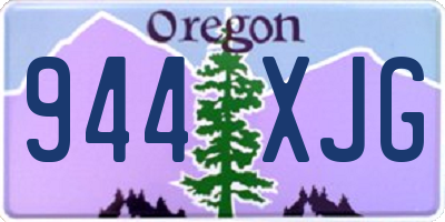 OR license plate 944XJG