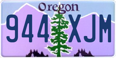 OR license plate 944XJM