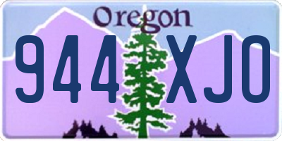 OR license plate 944XJO