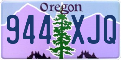 OR license plate 944XJQ