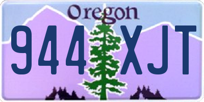 OR license plate 944XJT