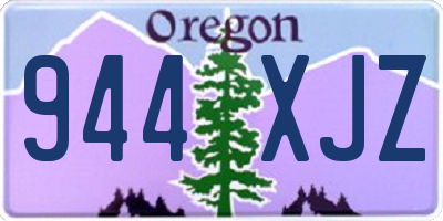 OR license plate 944XJZ