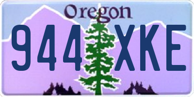 OR license plate 944XKE