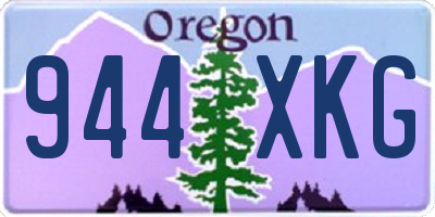 OR license plate 944XKG