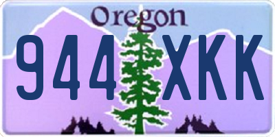 OR license plate 944XKK