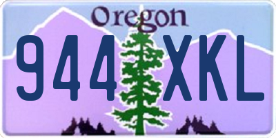 OR license plate 944XKL