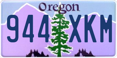 OR license plate 944XKM