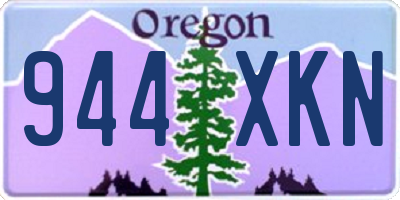 OR license plate 944XKN
