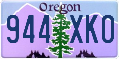 OR license plate 944XKO