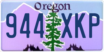 OR license plate 944XKP