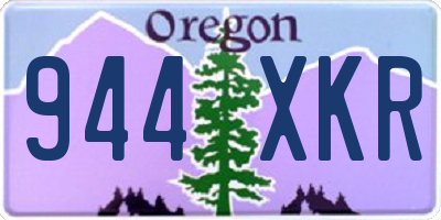 OR license plate 944XKR