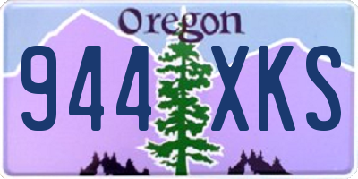 OR license plate 944XKS