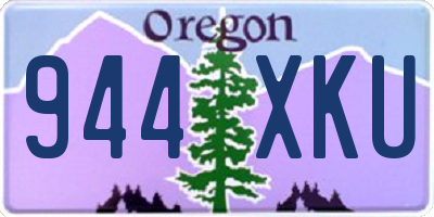 OR license plate 944XKU