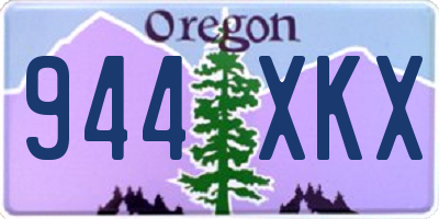 OR license plate 944XKX