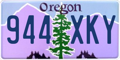 OR license plate 944XKY