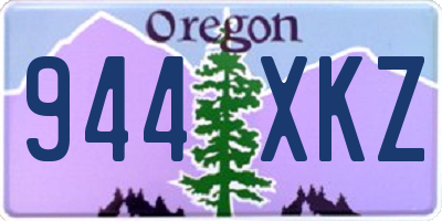 OR license plate 944XKZ