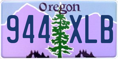 OR license plate 944XLB