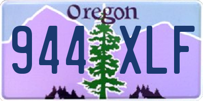 OR license plate 944XLF