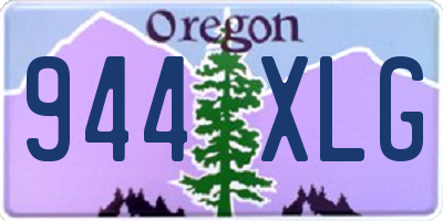 OR license plate 944XLG