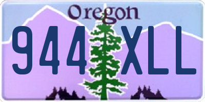OR license plate 944XLL