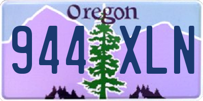 OR license plate 944XLN