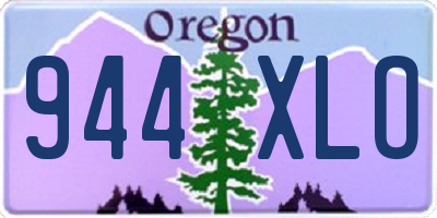 OR license plate 944XLO