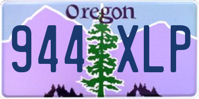 OR license plate 944XLP