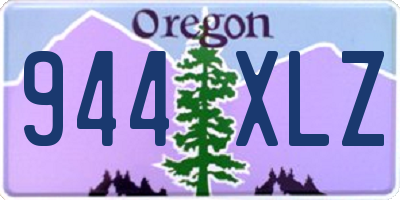 OR license plate 944XLZ