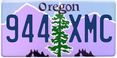OR license plate 944XMC