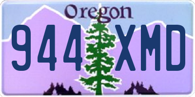 OR license plate 944XMD