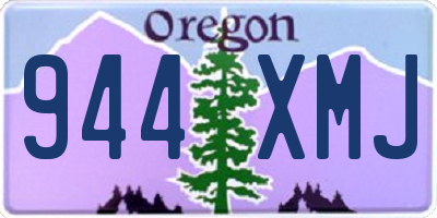OR license plate 944XMJ