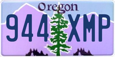 OR license plate 944XMP