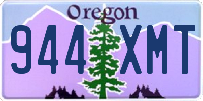 OR license plate 944XMT