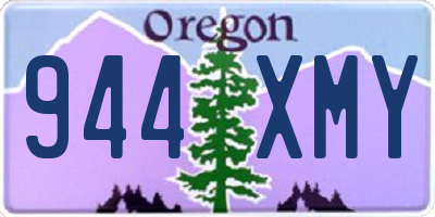 OR license plate 944XMY