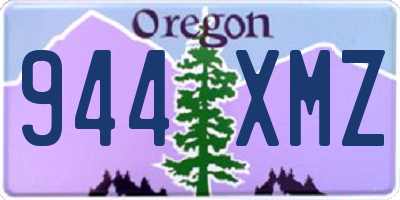OR license plate 944XMZ