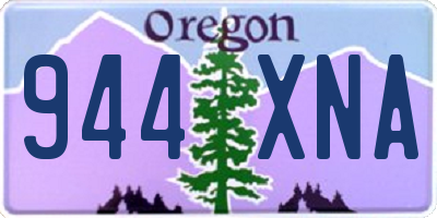 OR license plate 944XNA