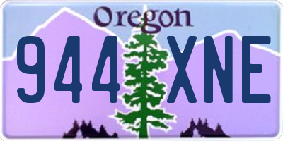 OR license plate 944XNE
