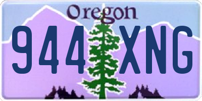 OR license plate 944XNG