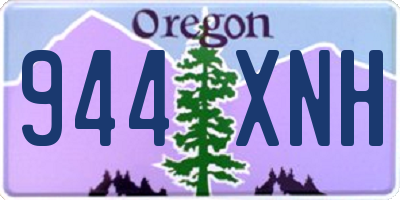 OR license plate 944XNH