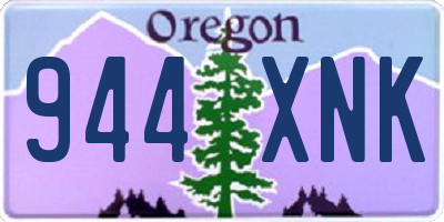 OR license plate 944XNK