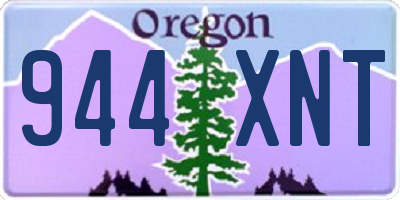 OR license plate 944XNT