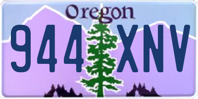 OR license plate 944XNV