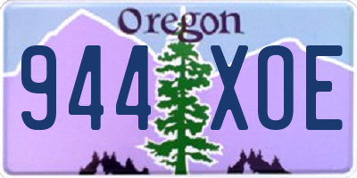 OR license plate 944XOE