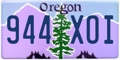 OR license plate 944XOI