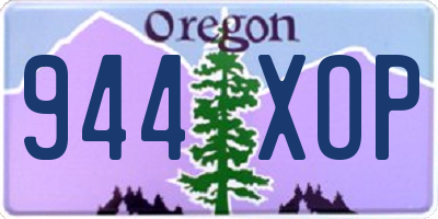 OR license plate 944XOP