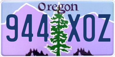 OR license plate 944XOZ