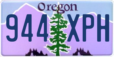 OR license plate 944XPH